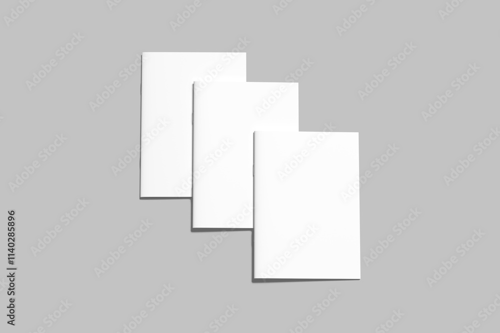 Fototapeta premium Blank a4 catalog white