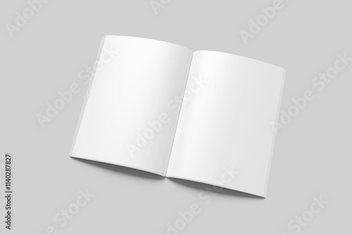 Blank a4 magazine white