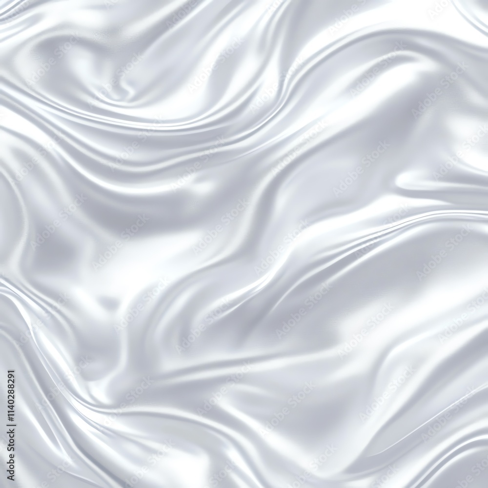 Smooth, shiny white satin texture with soft, flowing light and shadow patterns. Smooth, shiny white satin texture with soft, flowing light and shadow patterns.