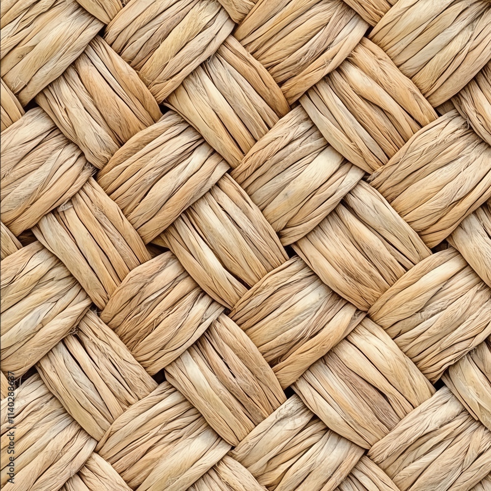 Close-up of woven texture with natural fibers, showcasing intricate pattern. Close-up of woven texture with natural fibers, showcasing intricate pattern.