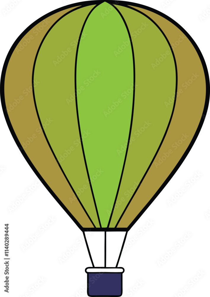 Fototapeta premium hot air balloon vector