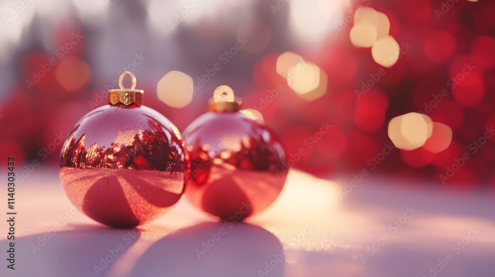 Shiny baubles, candy canes, and pine cones arranged on a festive table, creating a warm holiday atmosphere
Red and gold ornaments scattered on a white background, capturing the elegance of Christmas d Shiny baubles, candy canes, and pine cones arranged on a festive table, creating a warm holiday atmosphere
Red and gold ornaments scattered on a white background, capturing the elegance of Christmas d