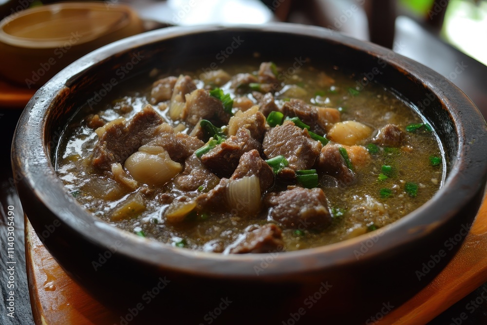 Gotong Batangas is a beef offal soup from Batangas Philippines Gotong Batangas is a beef offal soup from Batangas Philippines