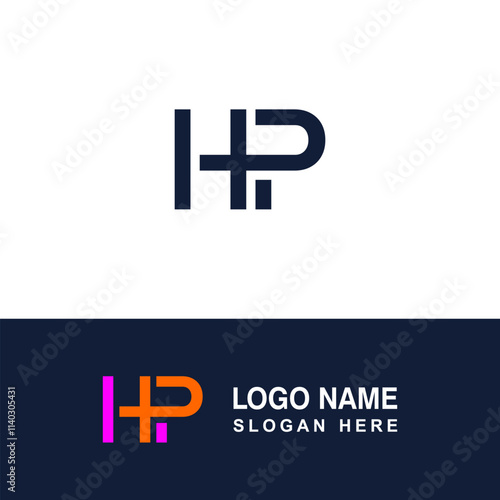 Professional HP logo vector combination for your business.