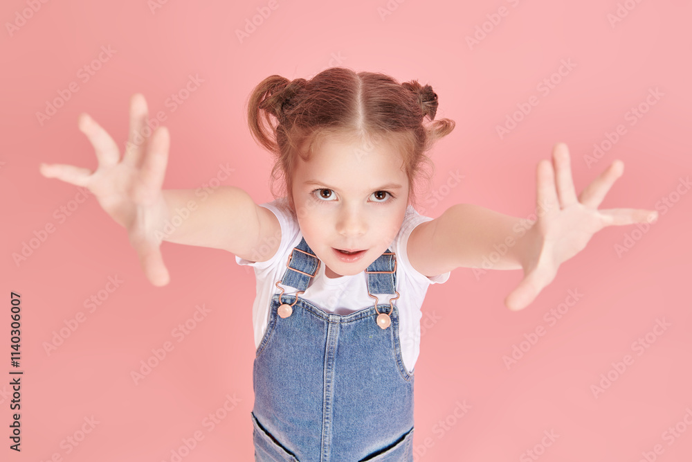 playful cute child playful cute child