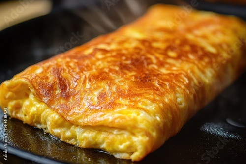 Gyeran Mari a Korean rolled omelette similar to the Japanese tamagoyaki photo