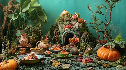 Wallpaper Mural plant-based meal,vegan dish, healthy eating, vegetarian delight Torontodigital.ca