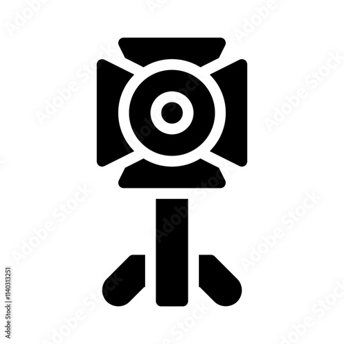 Film glyph icon