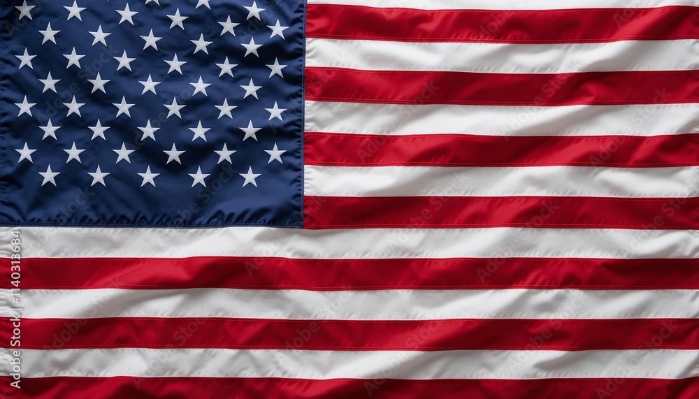 American Flag Waving Patriotic Symbol of USA American Flag Waving Patriotic Symbol of USA