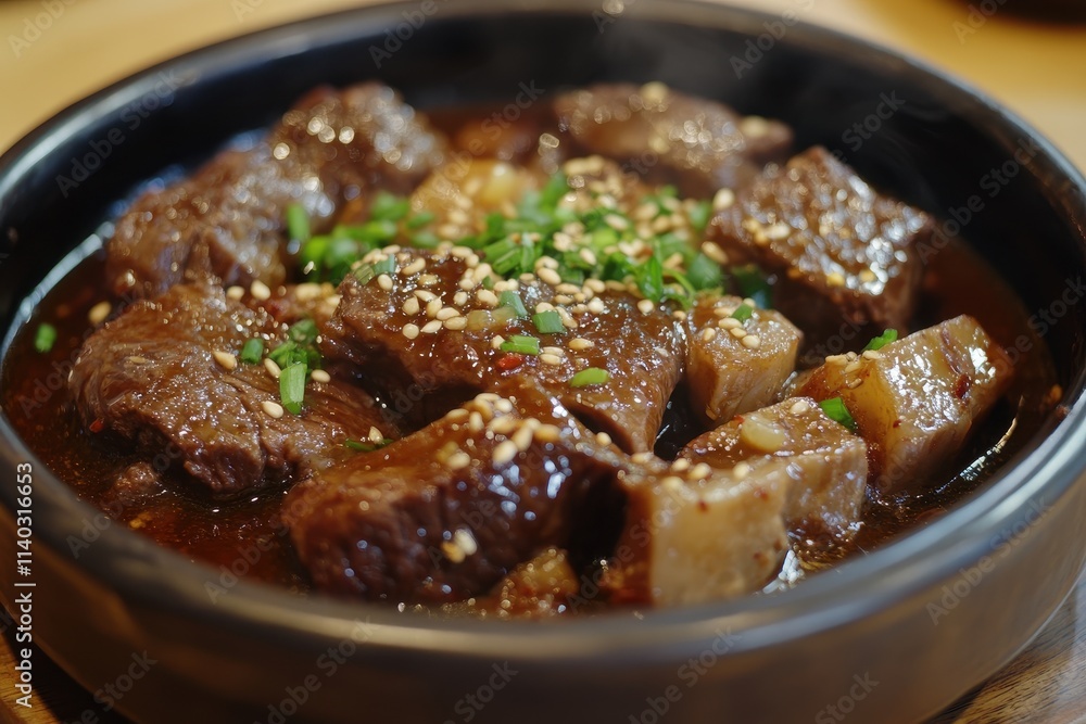 Korean cuisine featuring beef sundae soup seolleongtang Naju gomtang sundaeguk pork side dishes and kimchi Korean cuisine featuring beef sundae soup seolleongtang Naju gomtang sundaeguk pork side dishes and kimchi