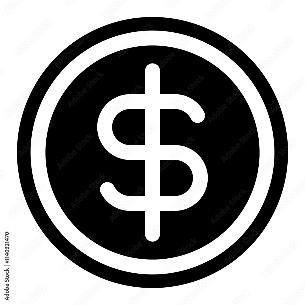 Money Vector, Icon Or Logo Sign Isolated Symbol Illustration Glyph Icon Money Vector, Icon Or Logo Sign Isolated Symbol Illustration Glyph Icon