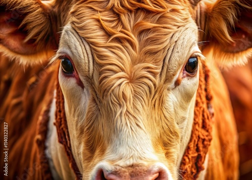 Cow Stomach Anatomy, Bovine Digestive System, Ruminant, High-Resolution Image, Detailed Close-Up, Farm Animal, Agriculture, Veterinary Science, Gastric System photo