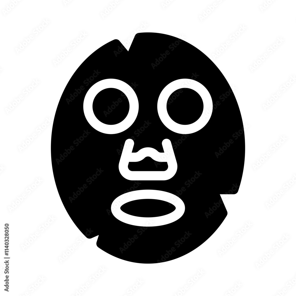 face mask glyph icon