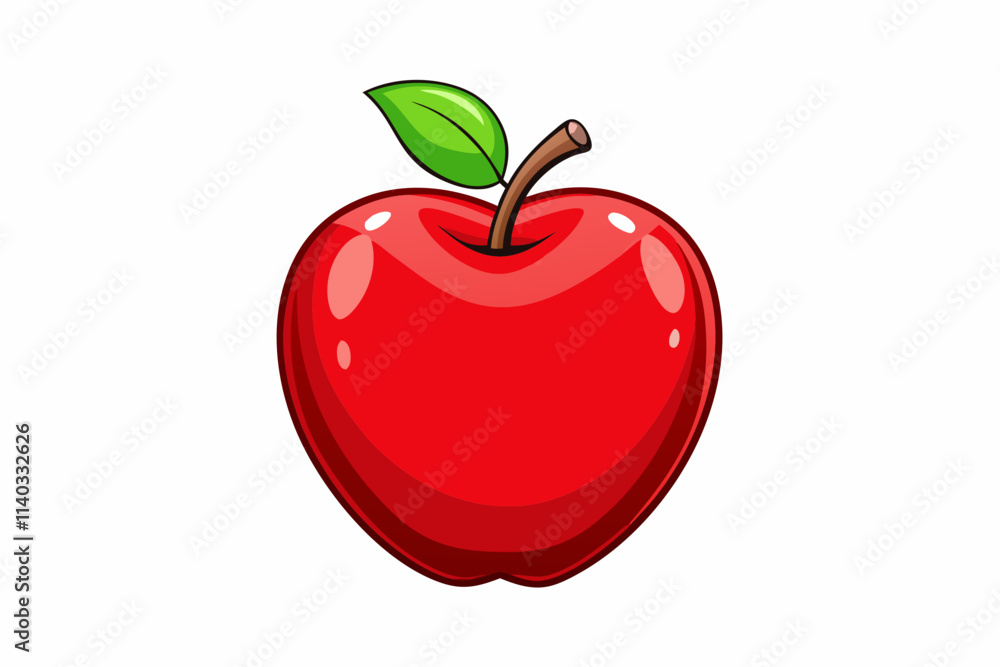 red apple isolated on white red apple isolated on white
