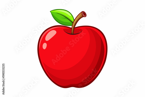 red apple