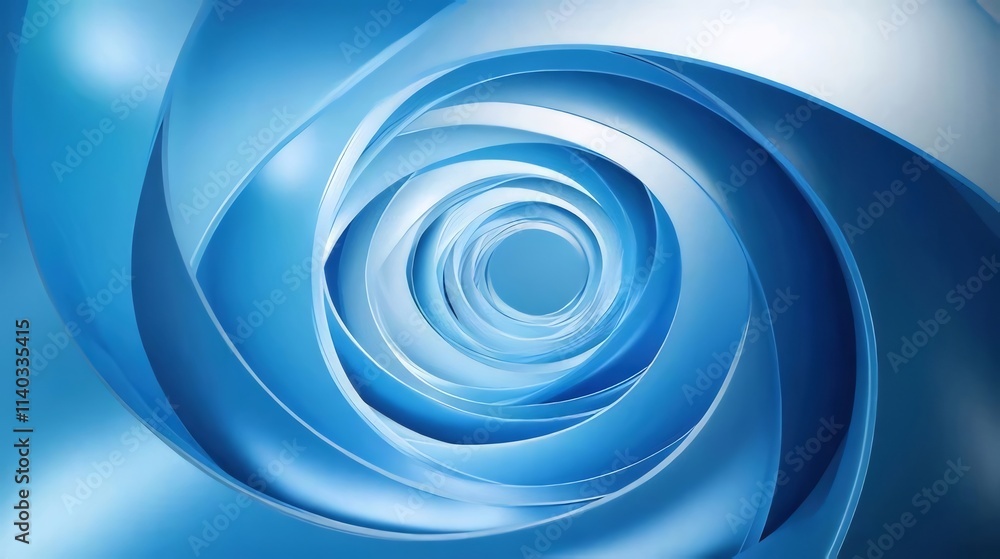 Abstract blue swirling vortex tunnel background. Abstract blue swirling vortex tunnel background.