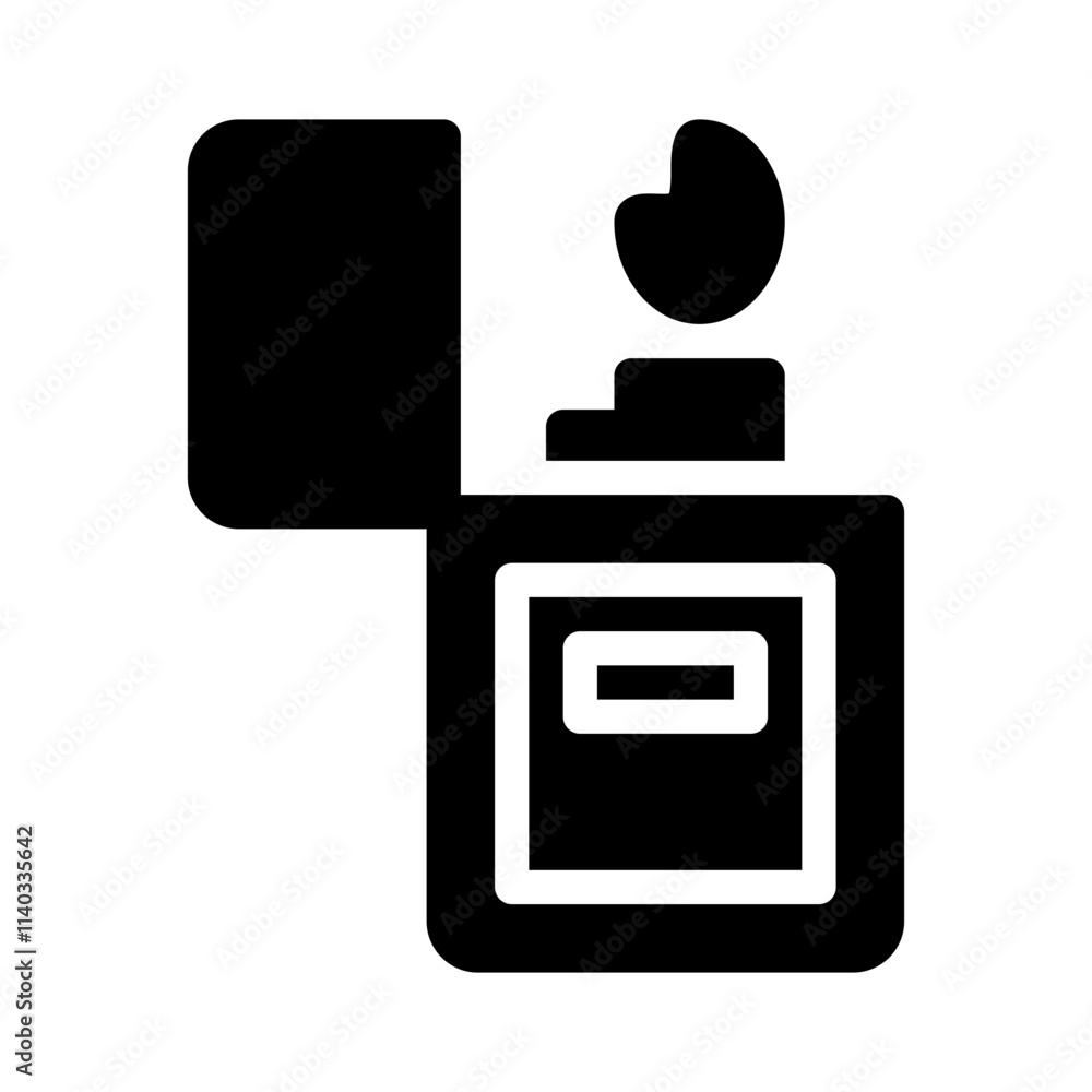 Obraz premium Lighter glyph icon