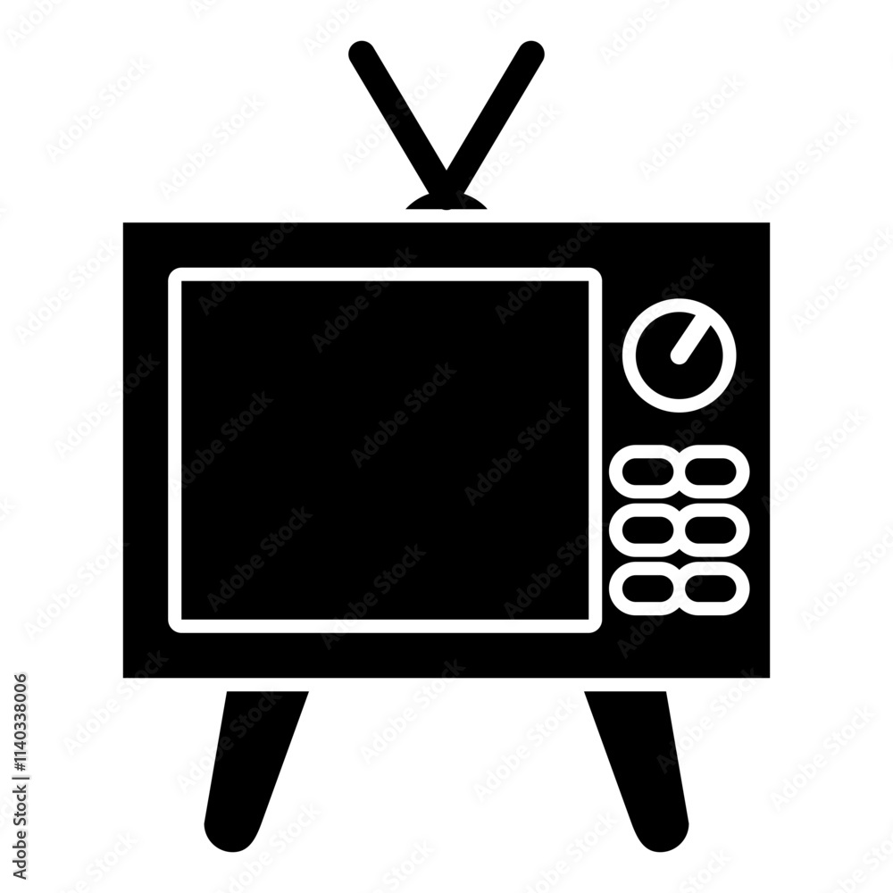 Technology icons glyph images of various forms of electronic technology products Technology icons glyph images of various forms of electronic technology products