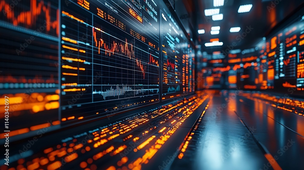 Futuristic Fintech Startup Headquarters Optimizing Portfolios through Cutting Edge Algorithms and High Tech Workspaces Futuristic Fintech Startup Headquarters Optimizing Portfolios through Cutting Edge Algorithms and High Tech Workspaces