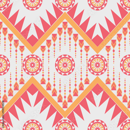Geometric ethnic, design for decorative, clothing, carpet, background, fabric, handcraft, tribal, square, seamless, retro, draperies, geometric traditional ethnic, cushions, pillow, Print, pillowcase