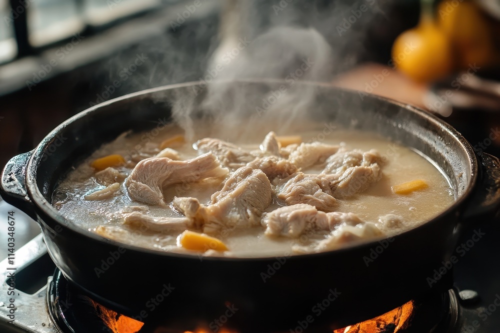 Samgyetang is a dish from Korea Samgyetang is a dish from Korea