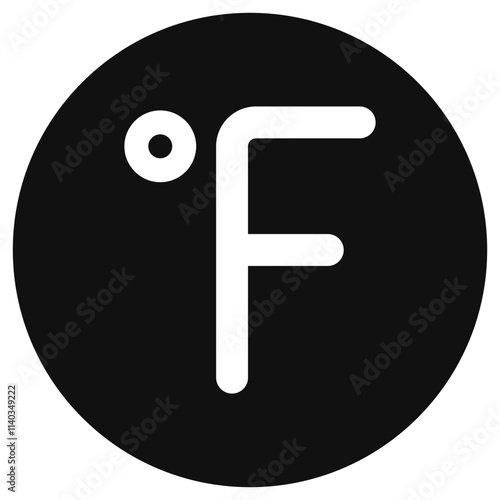 Editable fahrenheit thermometer vector icon. Part of a big icon set family. Perfect for web and app interfaces, presentations, infographics, etc