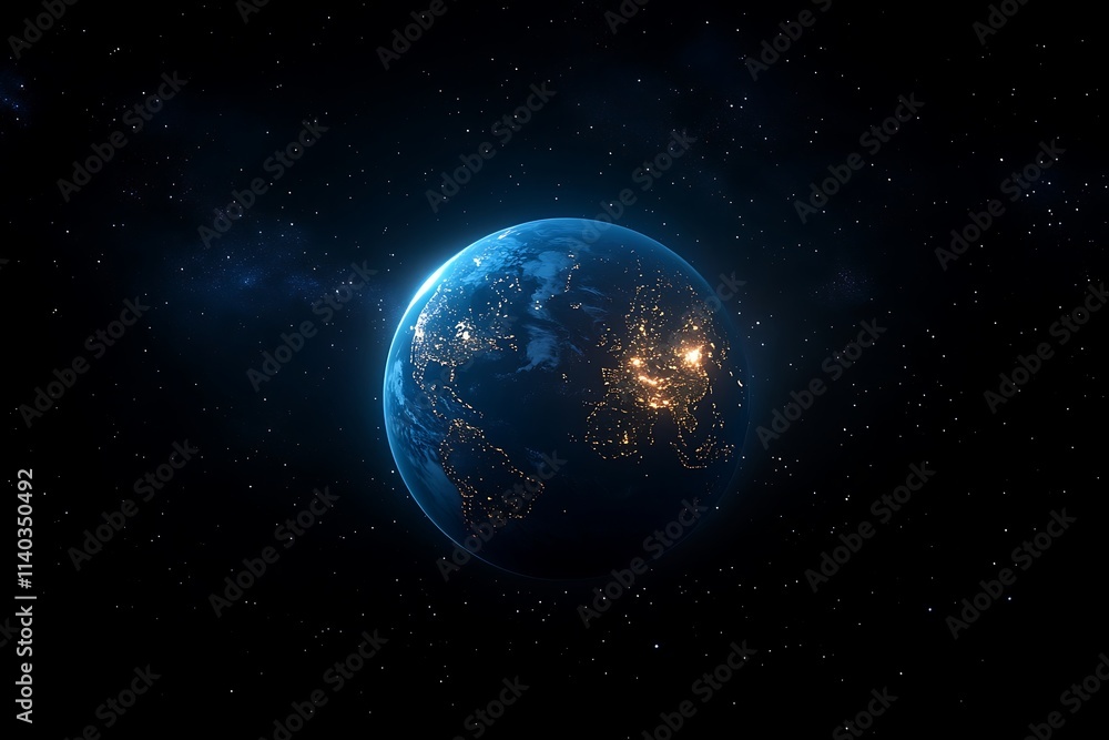 Earth Globe Night Lights From Space1 Earth Globe Night Lights From Space1