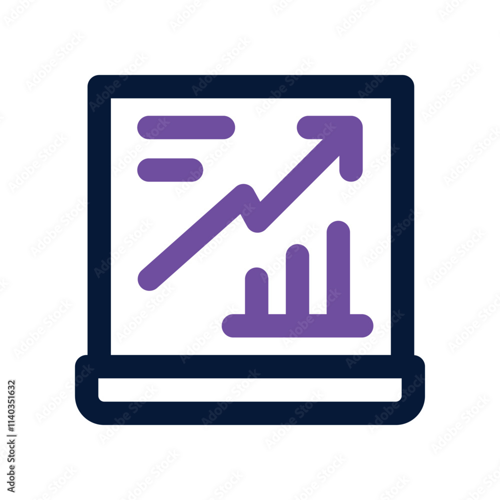 Profit icon. vector dual tone icon for your website, mobile, presentation, and logo design.