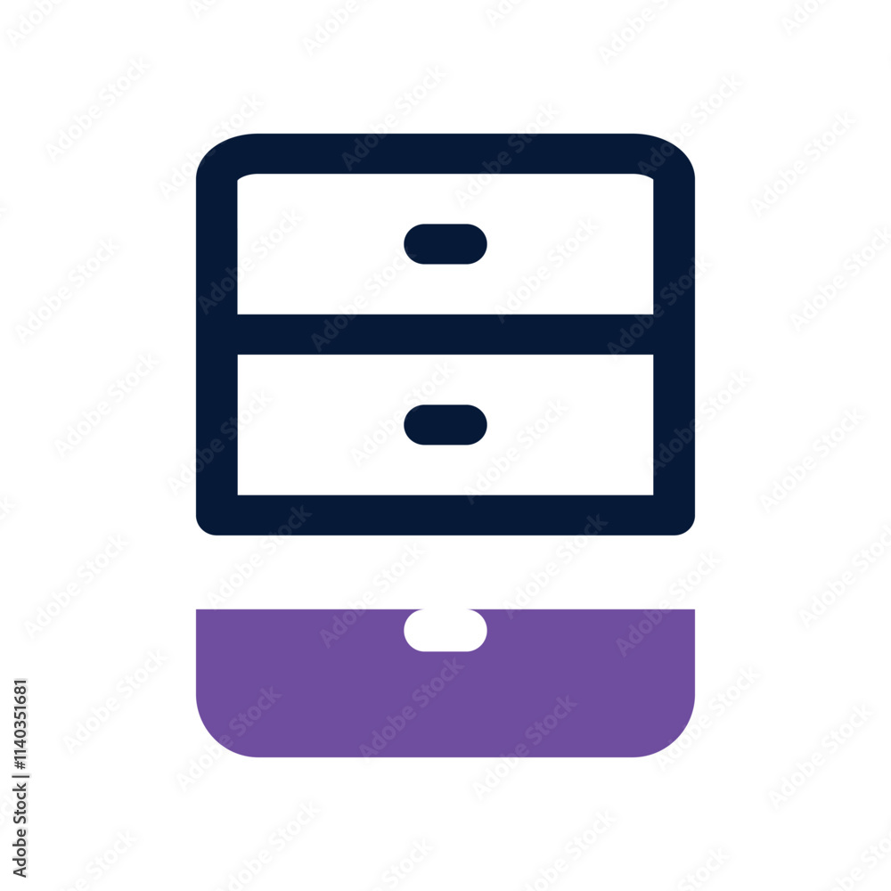 File Cabinet icon. vector dual tone icon for your website, mobile, presentation, and logo design. File Cabinet icon. vector dual tone icon for your website, mobile, presentation, and logo design.