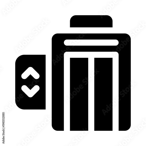 elevator glyph icon