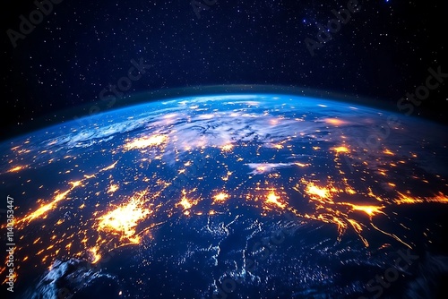 North America Night Lights from Space2 photo