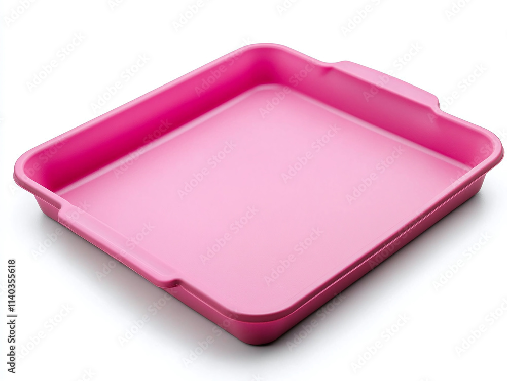 Silicone baking tray, isolated on white background. Silicone baking tray, isolated on white background.