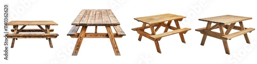 Sturdy Wooden Picnic Tables for Outdoor Use