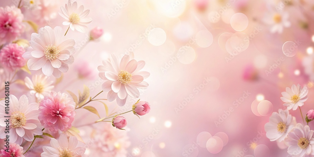 soft light pink abstract background with flowers soft light pink abstract background with flowers