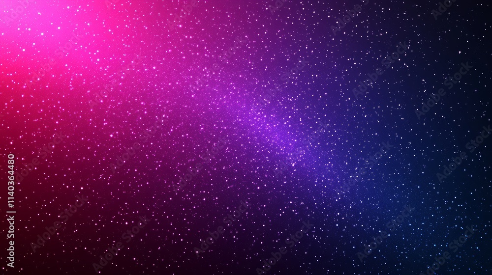 Stunning Colorful Night Sky with Stars and Cosmic Dust Particles Stunning Colorful Night Sky with Stars and Cosmic Dust Particles