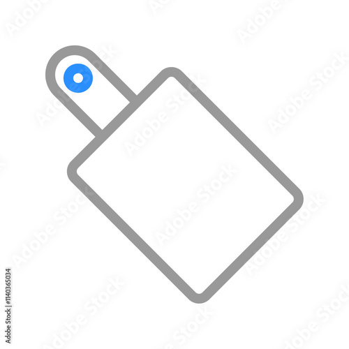 Cutting board icon. Concept of cooking, kitchen, and food preparation.