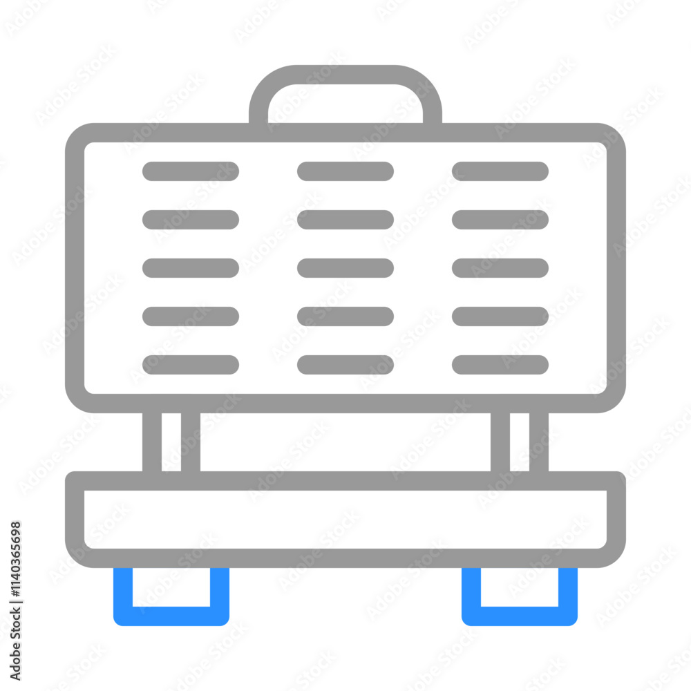 Airport baggage carousel icon. Concept of travel, transportation, and arrival. Airport baggage carousel icon. Concept of travel, transportation, and arrival.