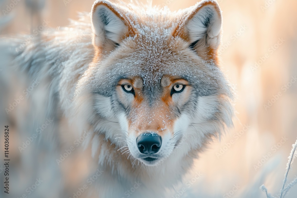 Winter Stare, Wolf Winter Stare, Wolf