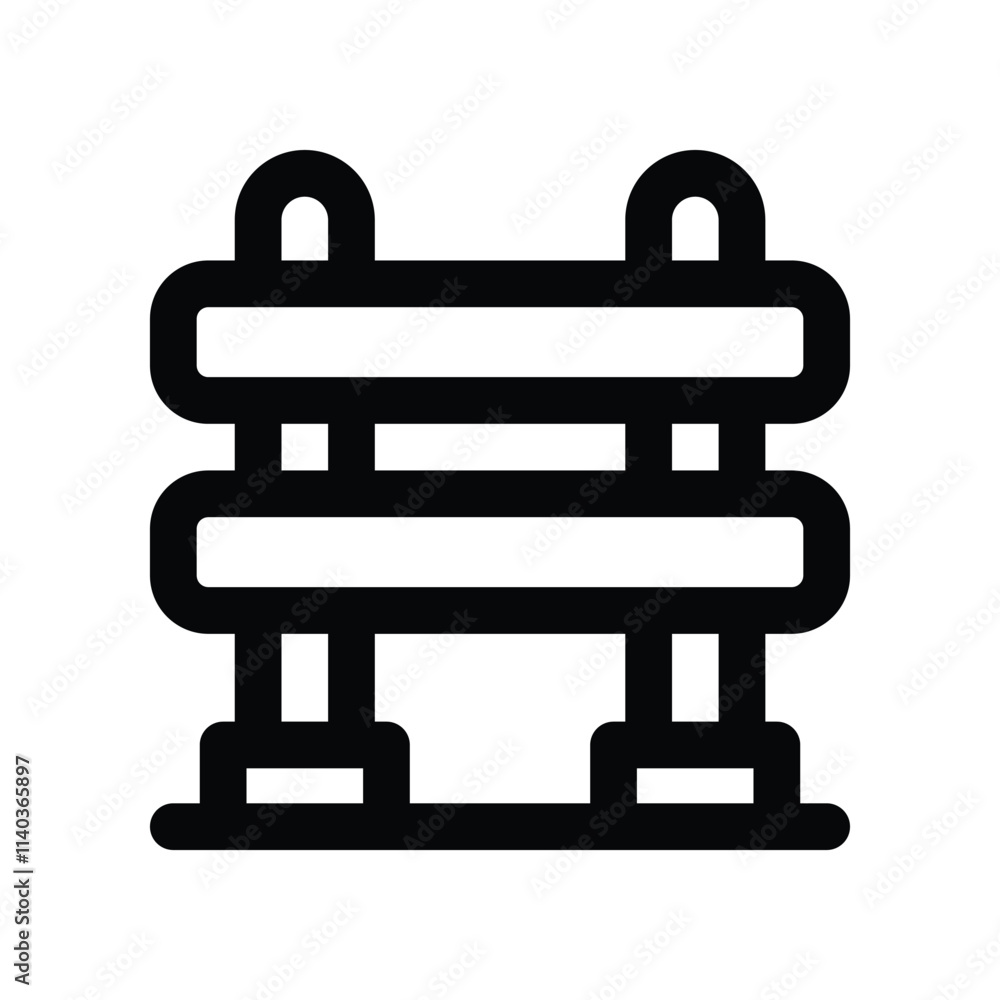 barrier icon. vector line icon for your website, mobile, presentation, and logo design. barrier icon. vector line icon for your website, mobile, presentation, and logo design.