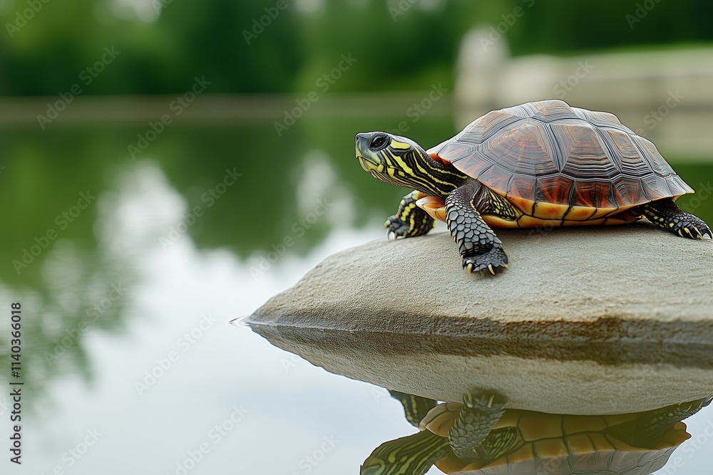 Fototapeta premium Slow Serenity, Turtle