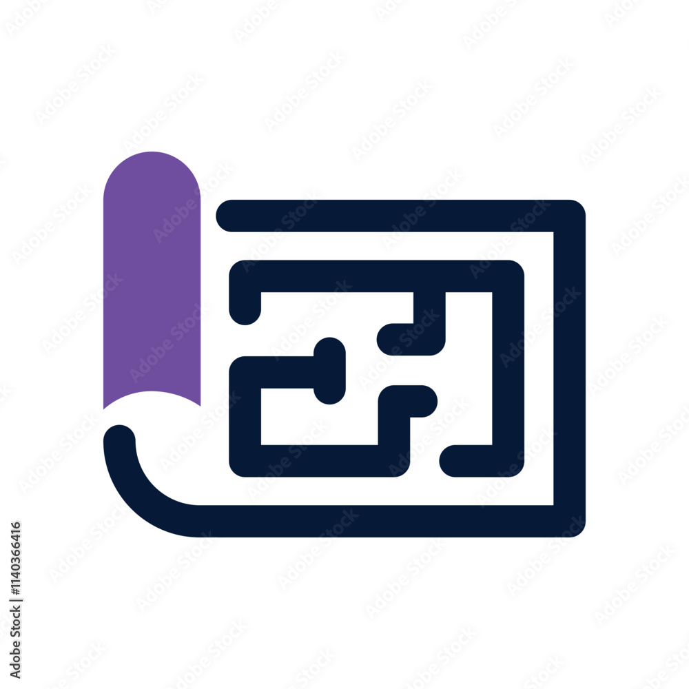 blueprint icon. vector dual tone icon for your website, mobile, presentation, and logo design. blueprint icon. vector dual tone icon for your website, mobile, presentation, and logo design.