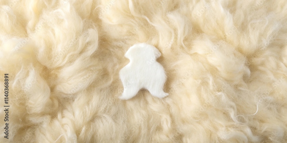 Soft white wool fur texture background for stock photo, beige fluffy cotton silhouette Soft white wool fur texture background for stock photo, beige fluffy cotton silhouette