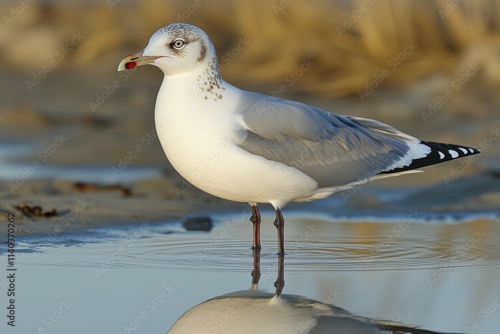Fototapeta premium Shoreline Sentinel, Seagull