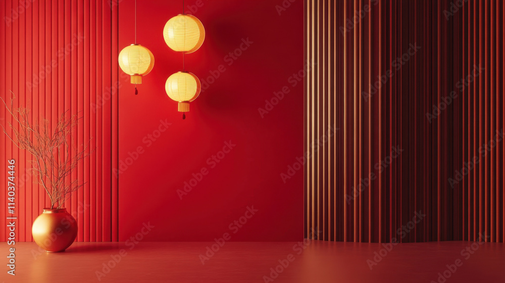Background in red and gold tones for Chinese auspicious events. Background in red and gold tones for Chinese auspicious events.