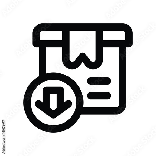 import icon. vector line icon for your website, mobile, presentation, and logo design.