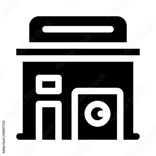 electronics glyph icon