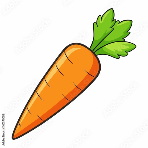 carrot with leaf