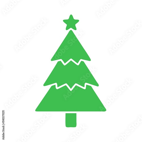 green christmas tree
