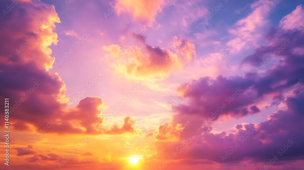 Vibrant Sunset Sky: A Symphony of Colors Vibrant Sunset Sky: A Symphony of Colors
