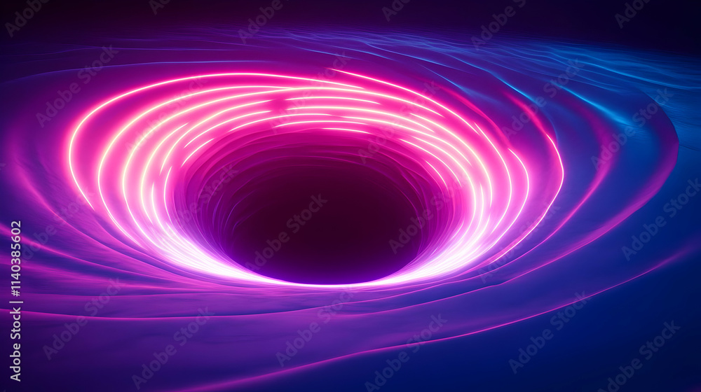 Abstract 3D Vortex Tunnel Background Illustration Abstract 3D Vortex Tunnel Background Illustration